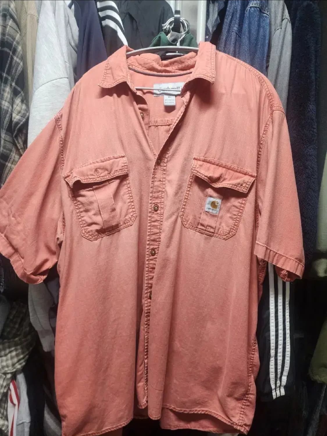 칼하트 빈티지 반팔 셔츠 XL 상품이미지1