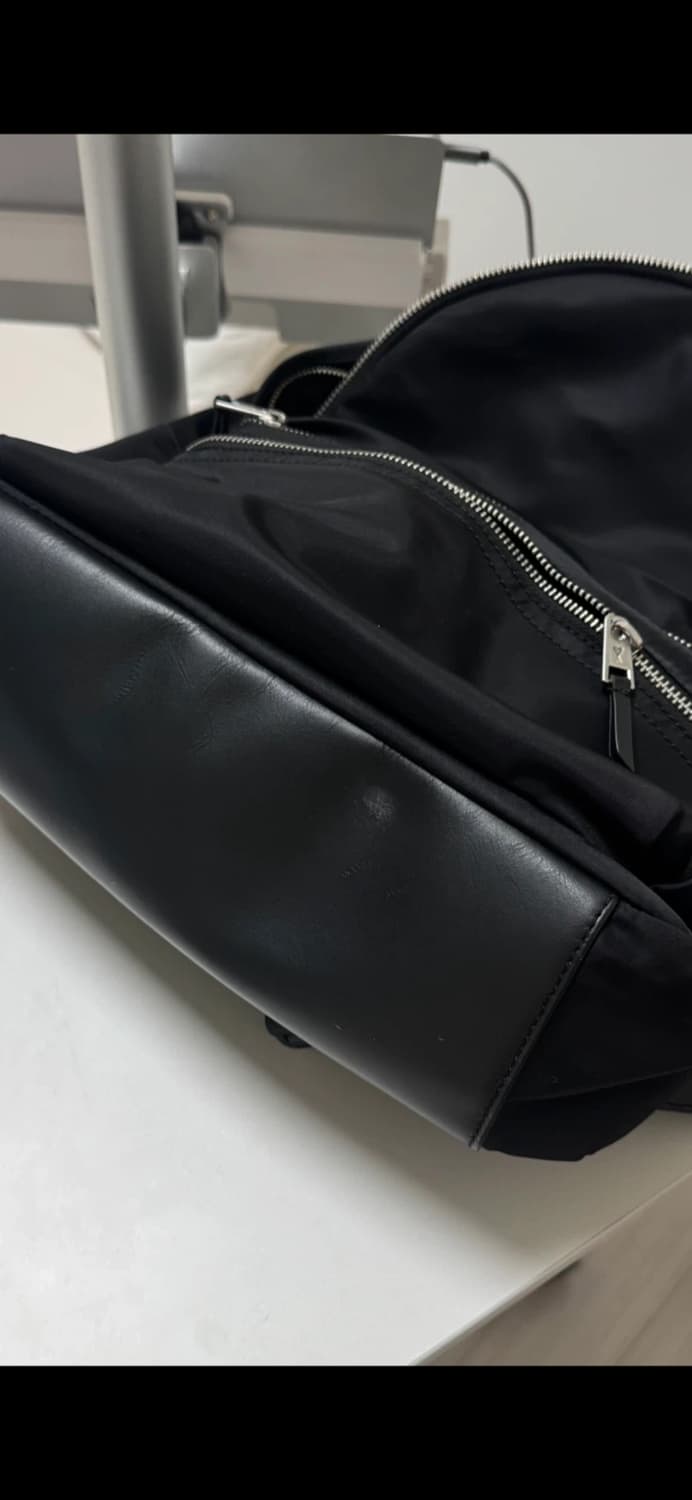 아미 ami 로고 블랙 백팩 상품이미지6