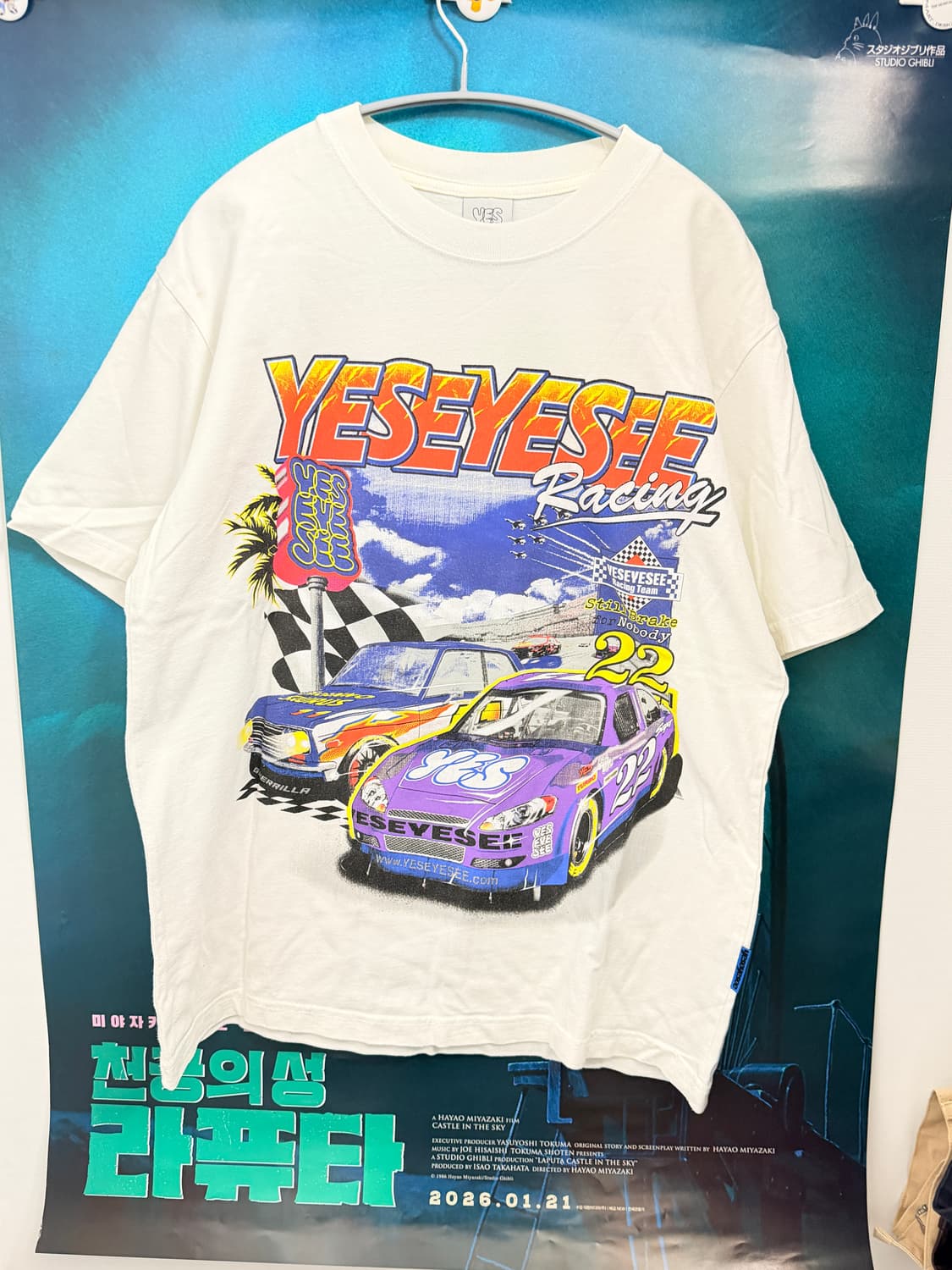예스아이씨 / 레이싱티 / Racing 22 Tee White 상품이미지2