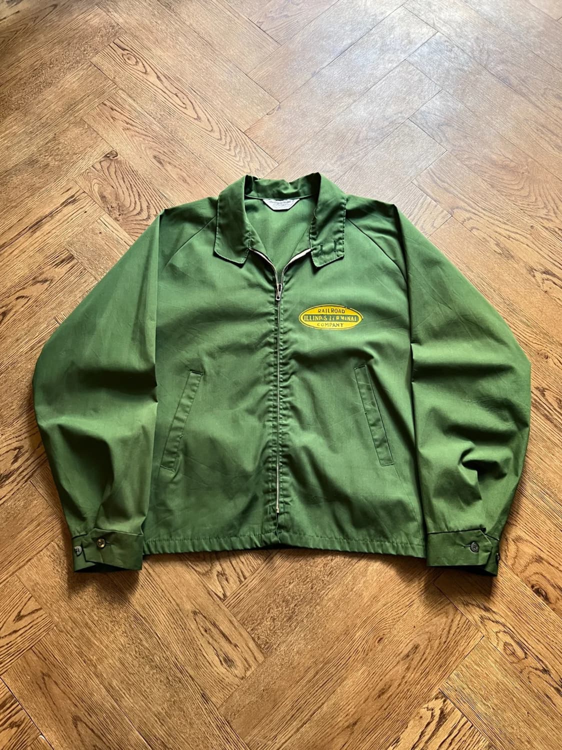 [XL]70's USA 빈티지 레일로드 해링턴 자켓 상품이미지1