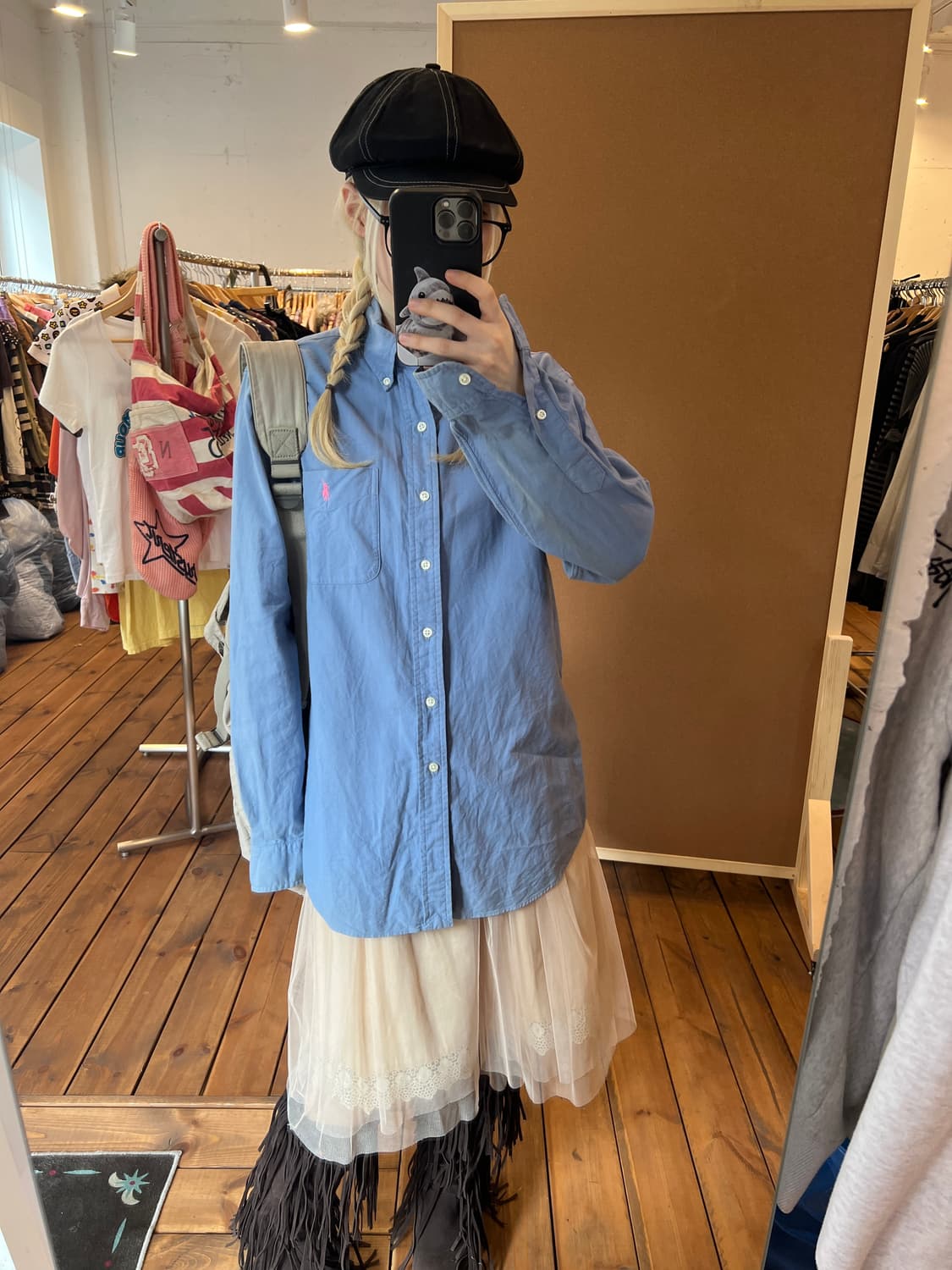 폴로 그레이시블루 셔츠 상품이미지1