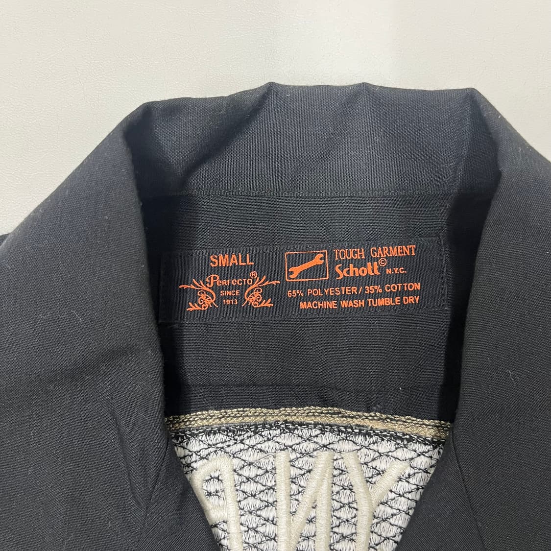 쇼트 SCHOTT 체인스티치 모터사이클 셔츠 M 상품이미지4