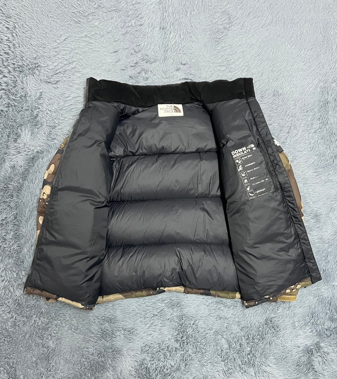 노스페이스 카모 구스다운 패딩 상품이미지5