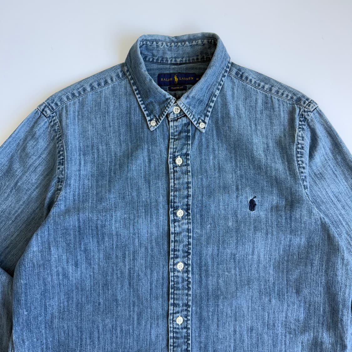 Polo 폴로 랄프로렌 신형 데님 샴브레이 셔츠 상품이미지3