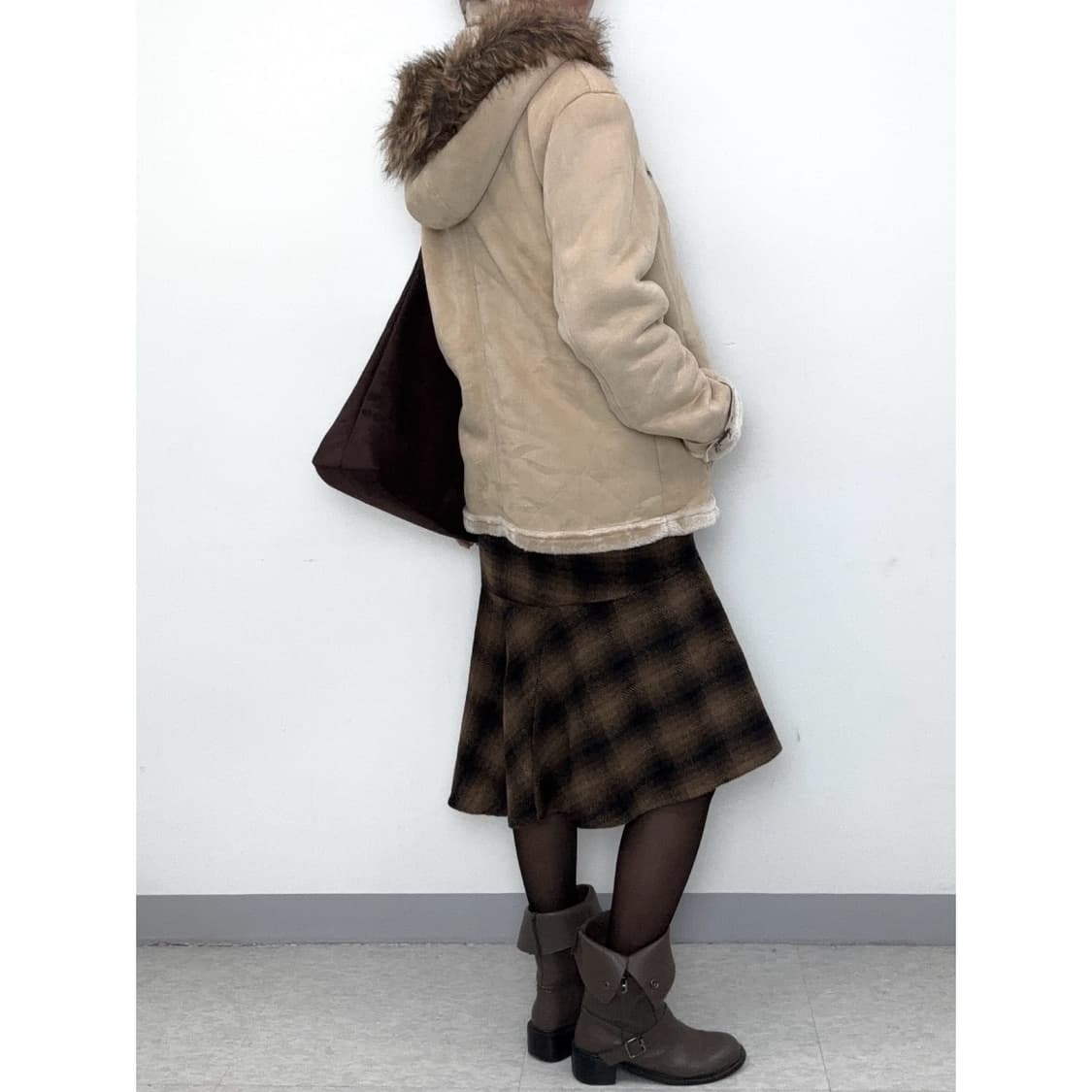 빈티지 울 스커트 상품이미지3