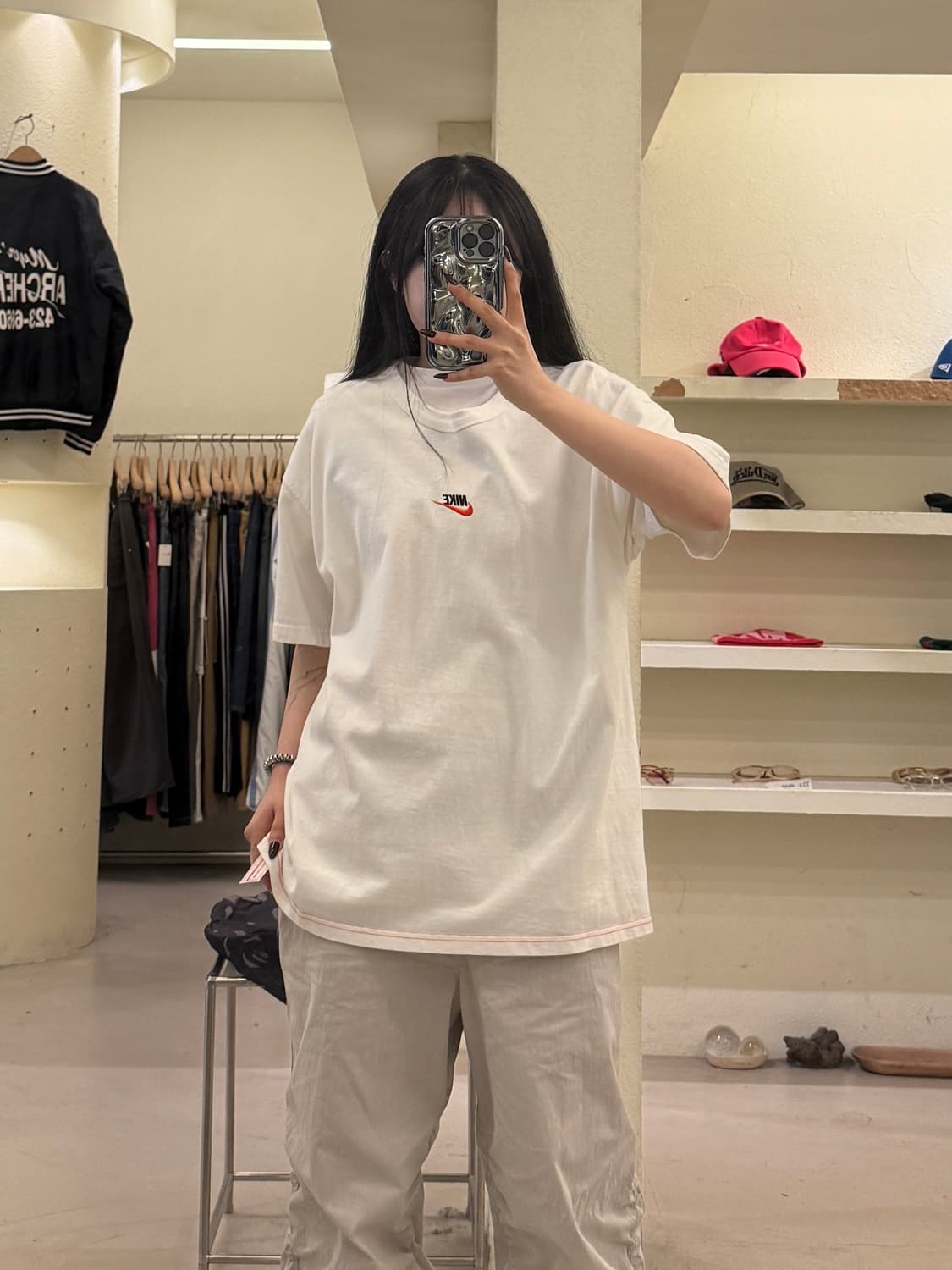 나이키 센터 스우시 반팔 티셔츠 U1614 상품이미지1