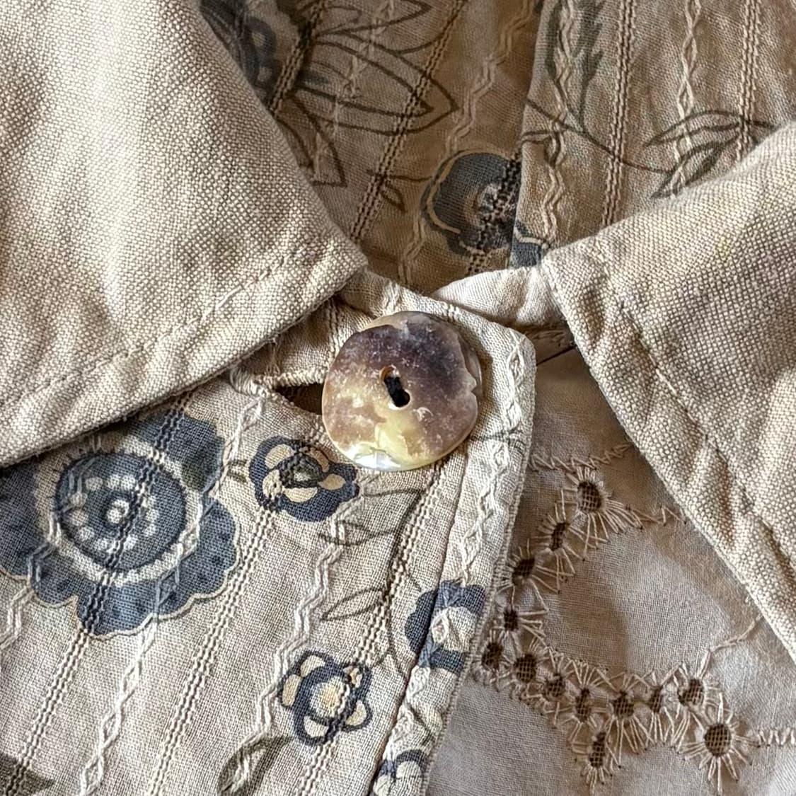 [55-66] 90s 독일 Deerberg 코튼 린넨 패치워크자켓 상품이미지2