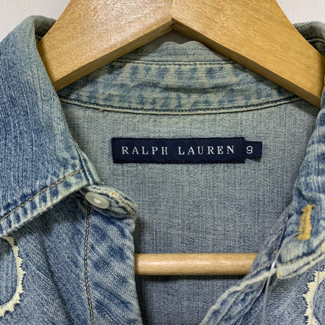 랄프로렌 데님 웨스턴 셔츠 y2k 빈티지 버튼 청남방 여성 상품이미지8