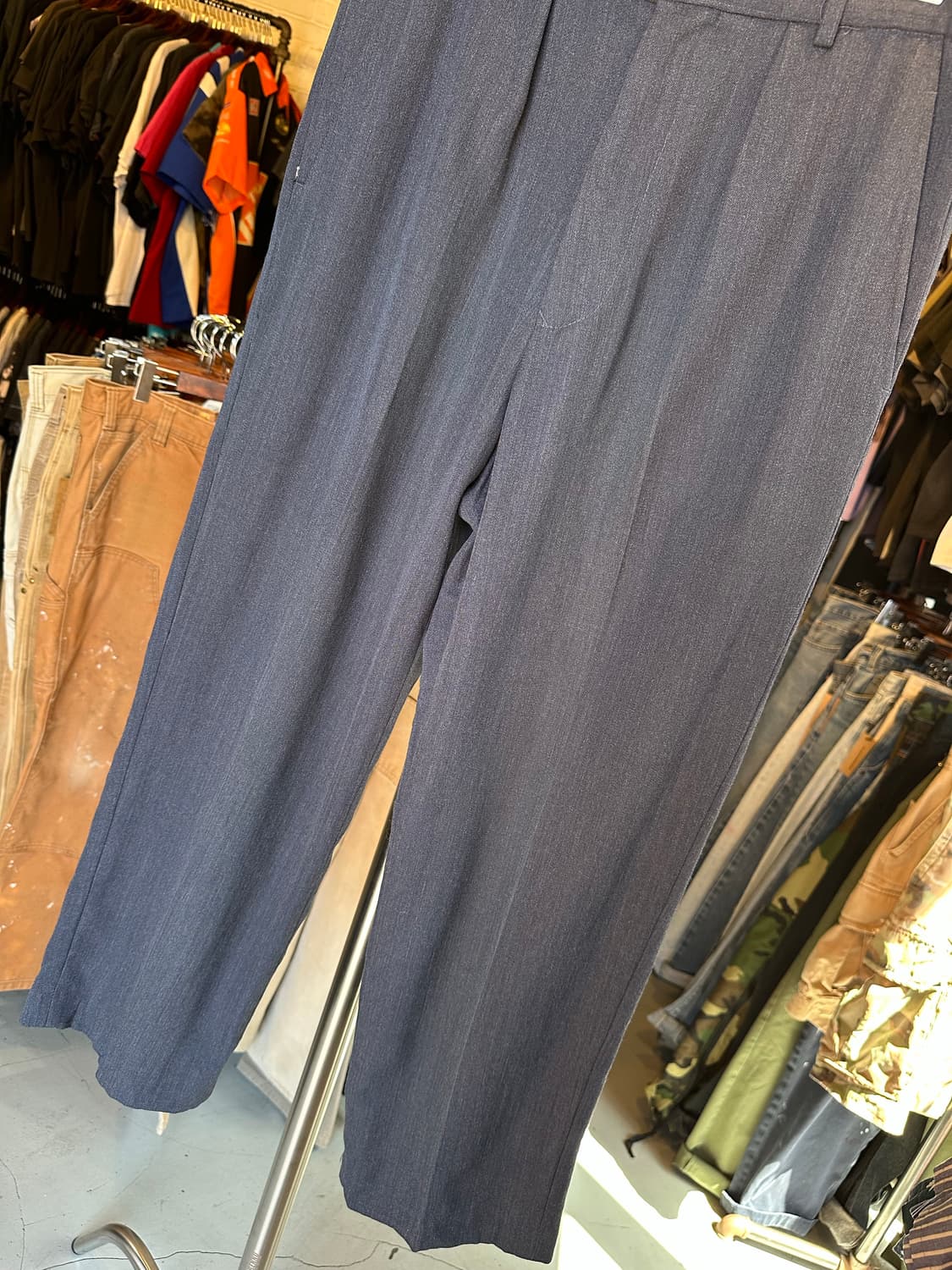 Old 영국군 British RAF 밀리터리 원턱 드레스 슬랙스 팬츠 상품이미지4