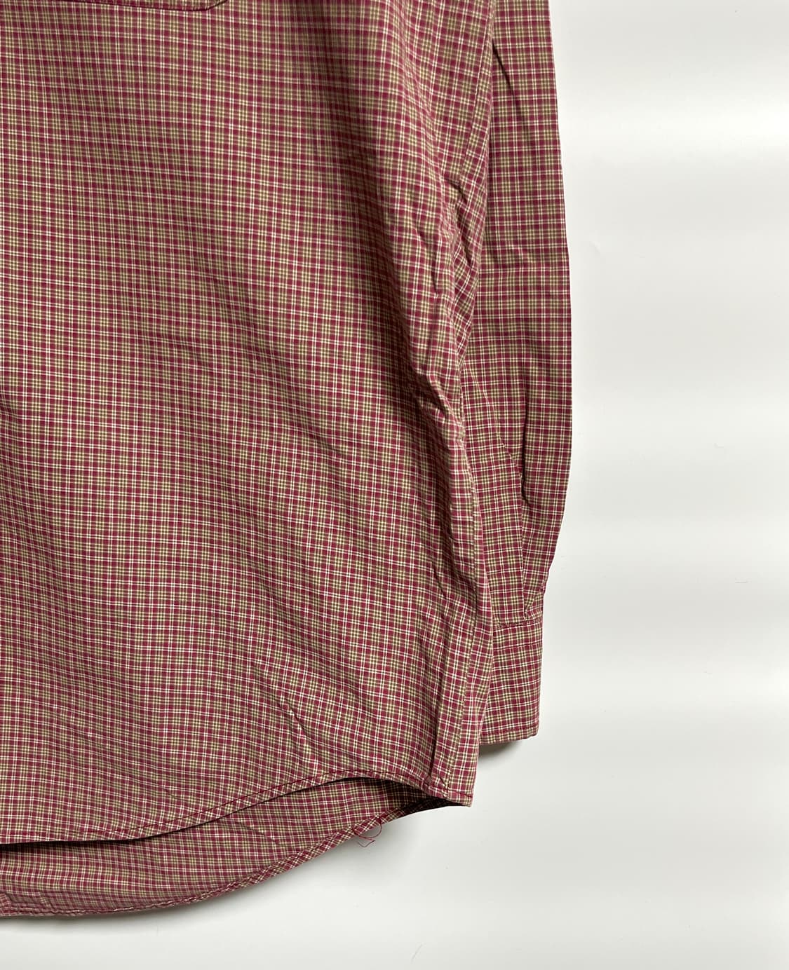 공용 YURO 잔체크 셔츠 남방 XL 상품이미지2