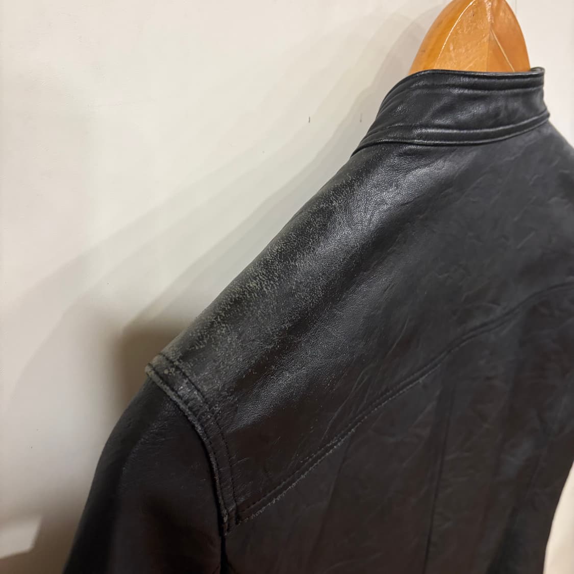 램스킨 사선자켓 상품이미지4