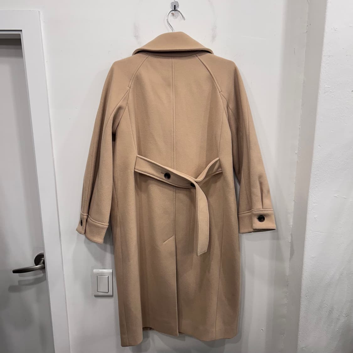 미쏘 울 클래식 더블버튼 롱코트 상품이미지5