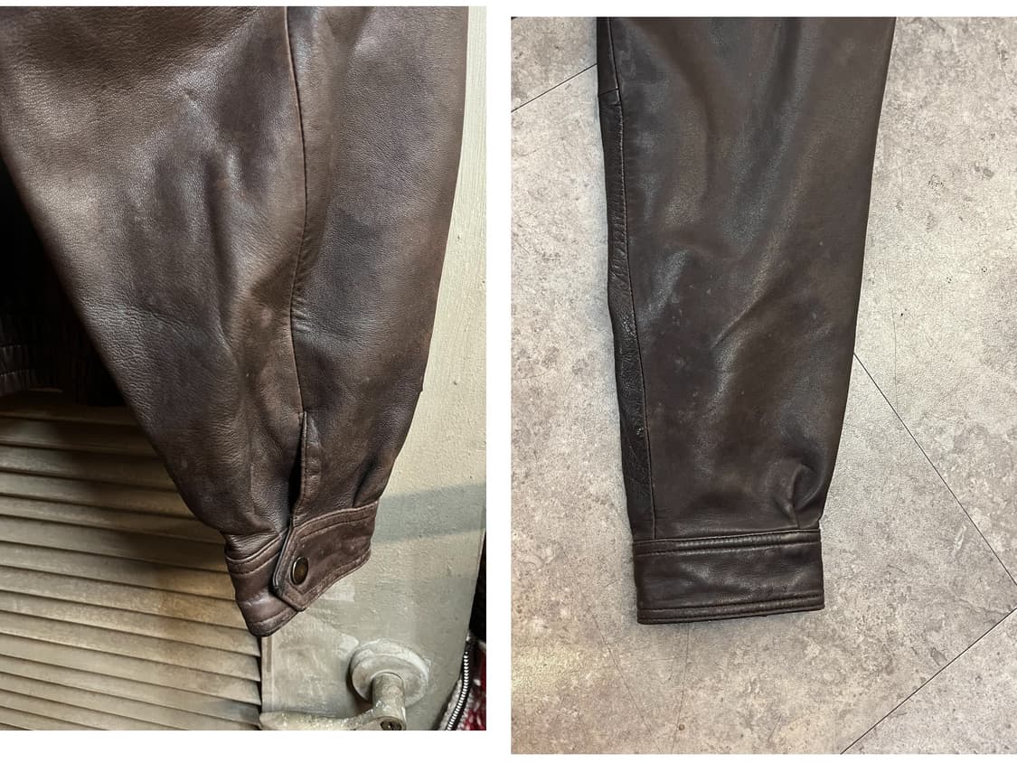 빈티지 램가죽 레더 자켓 브라운 #csz2039 상품이미지10