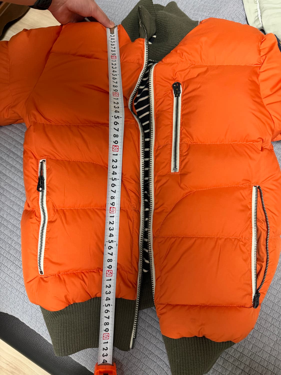 폴로 랄프로렌 오렌지 패딩 s 상품이미지5