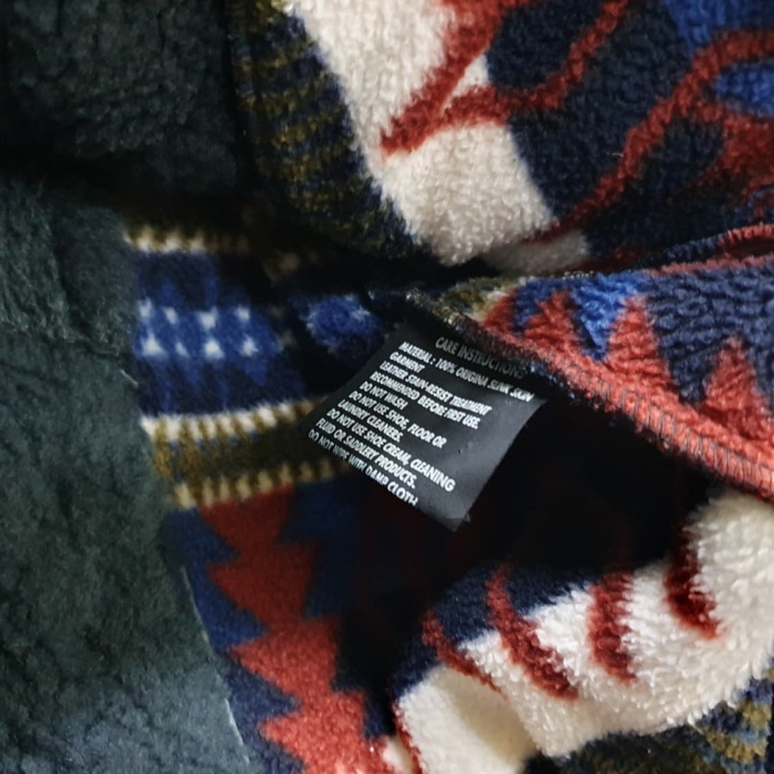 NZ 램스킨 뉴질랜드 패턴 플리스 점퍼(105) 상품이미지4