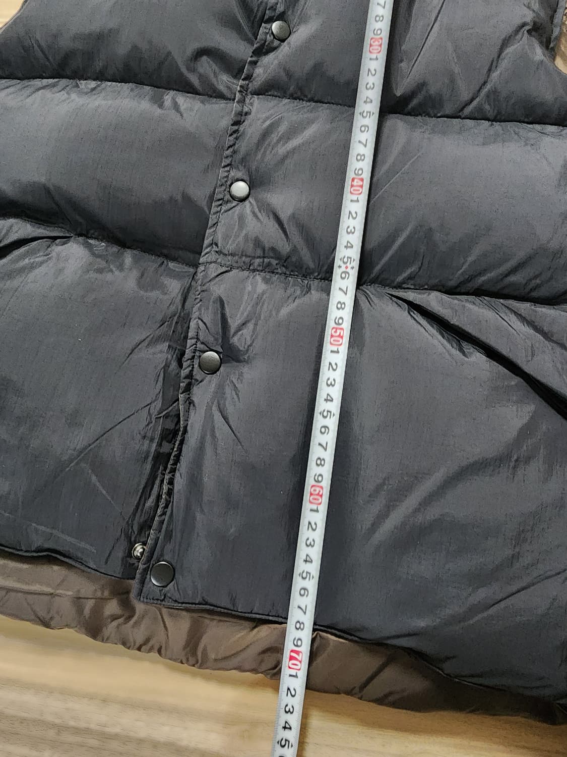 행텐덕다운패딩조끼자켓오리털점퍼L 상품이미지7