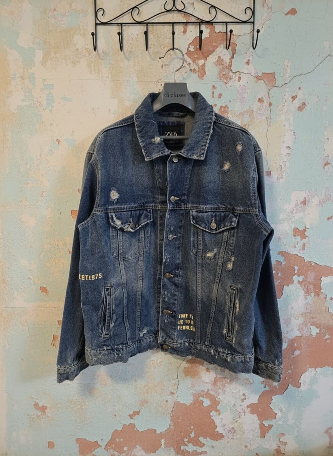 자라 데님 자켓 L 디스트로이드 상품이미지1