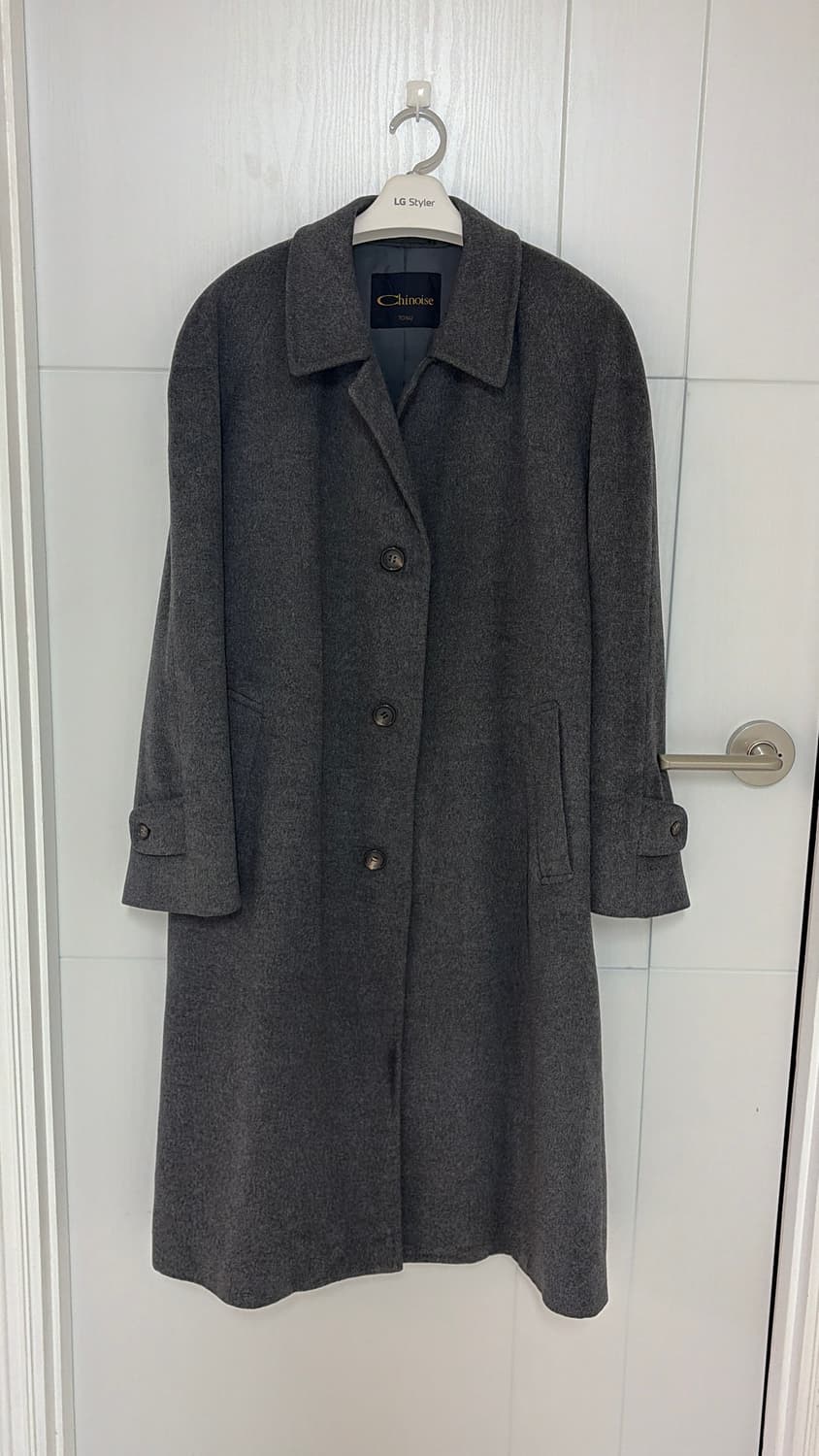 차콜 캐시미어100코트 100-105사이즈  상품이미지7