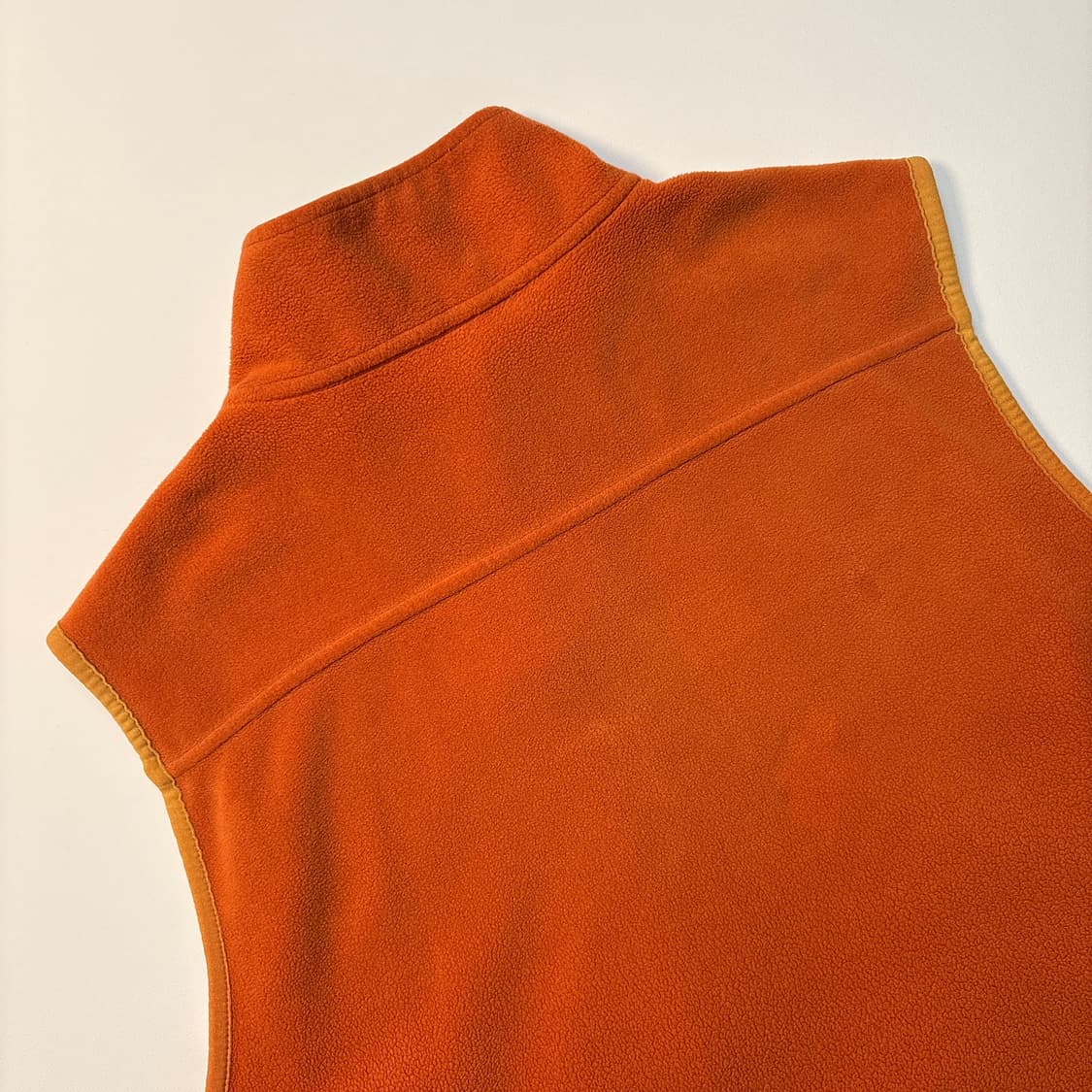 00s LLBean 주황색 플리츠 베스트 상품이미지6