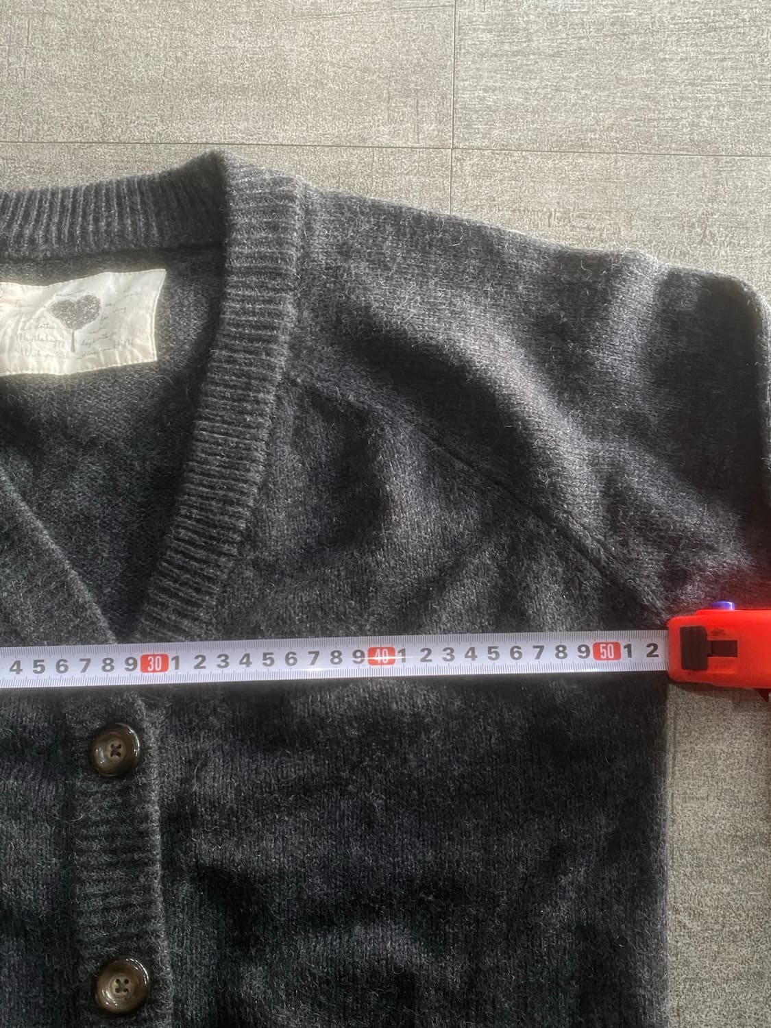 일본빈티지 Withkm 올드스쿨아메카지 시골너드남 니트가디건 상품이미지2