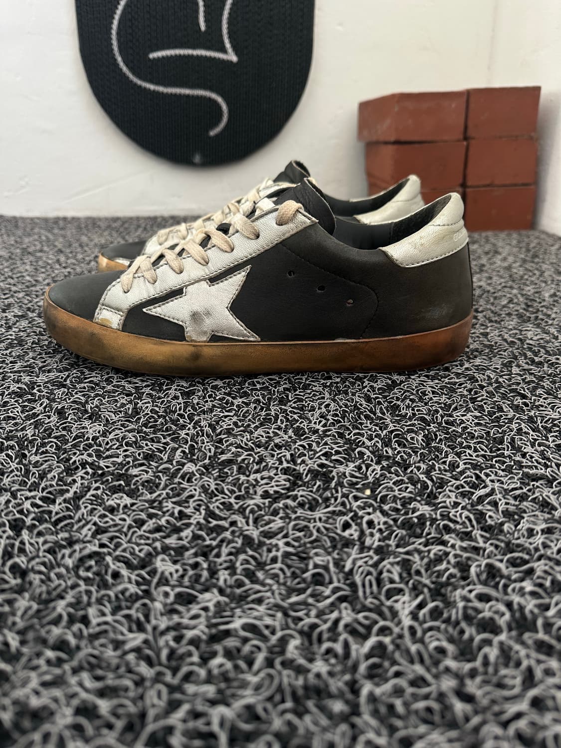 골든구스 슈퍼스타 블랙 실버 스니커즈 250 상품이미지5