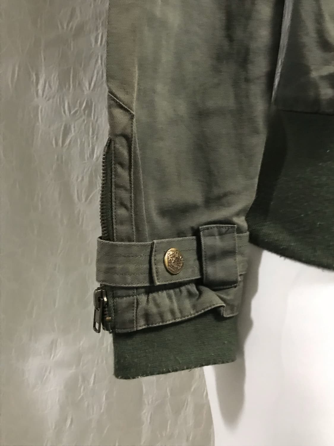 빈티지 00s y2k 하이넥 집업 버튼 자켓 점퍼 상품이미지7