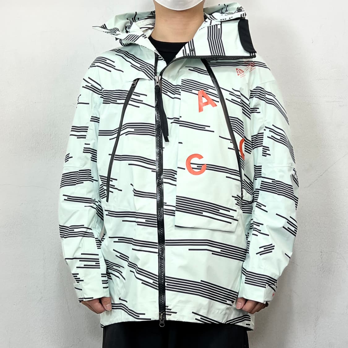 나이키 ACG 알파인 AOP 고어텍스 자켓 민트 상품이미지5