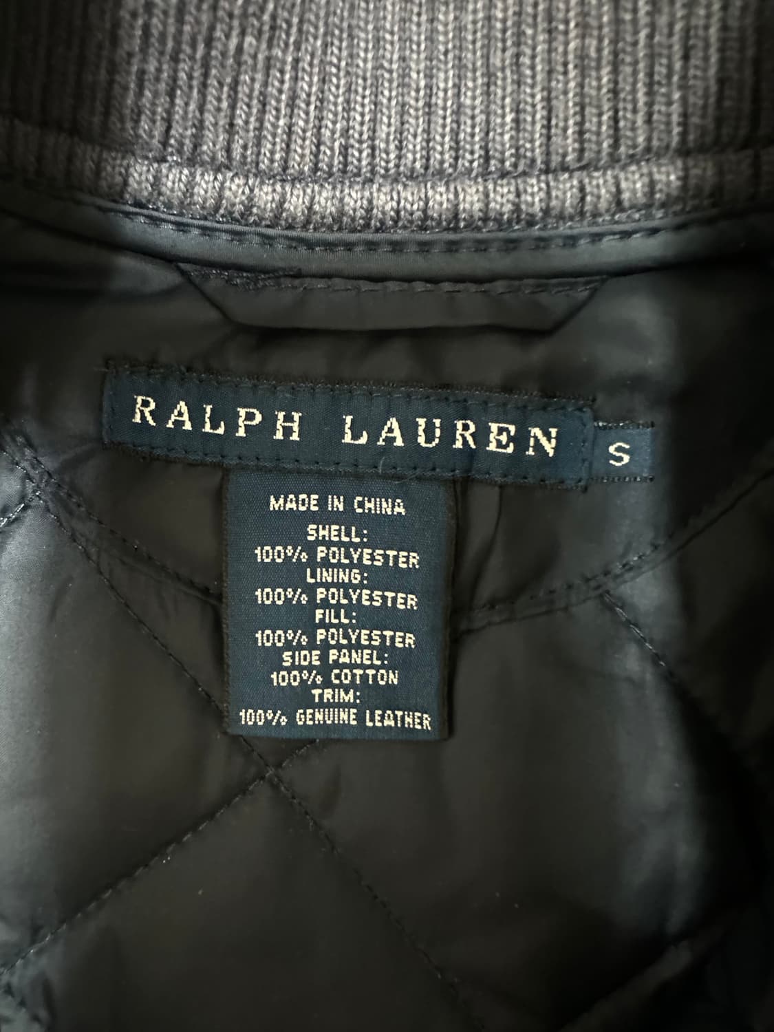 폴로 랄프로렌 네이비 퀼팅 자켓 상품이미지5