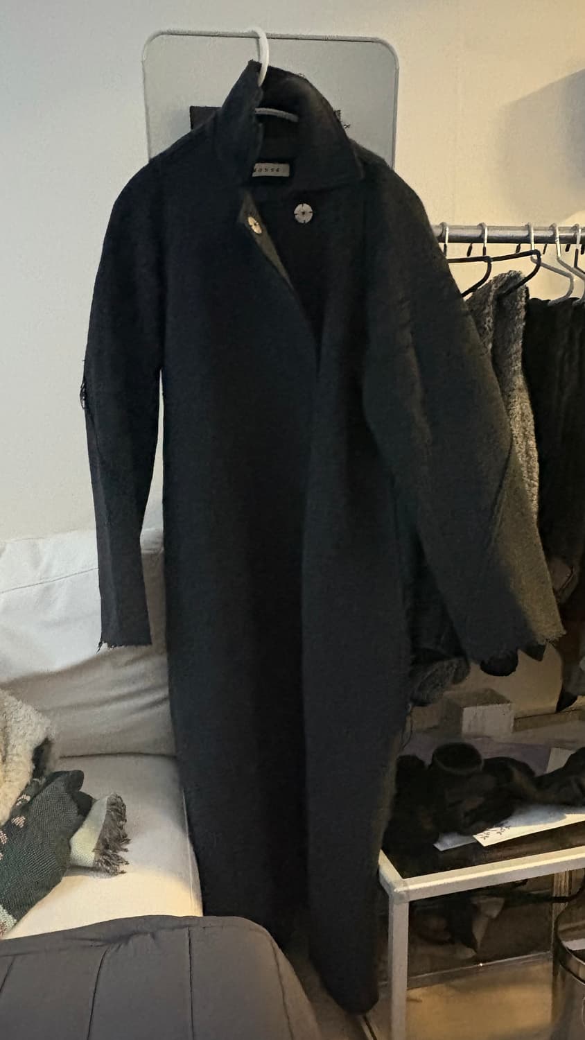 Yunse 울 롱코트 다크그레이 1사이즈 상품이미지5