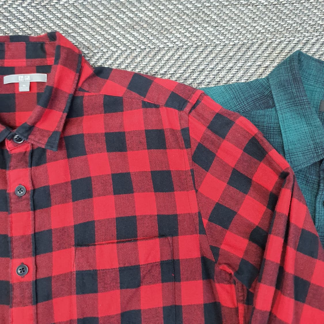 유니클로 춘추 셔츠 남자105 (2벌가격) 상품이미지4