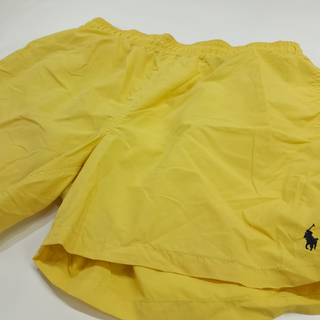 Co598 XL 폴로 랄프로렌 90S 옐로우 스윔 팬츠 반바지 상품이미지3