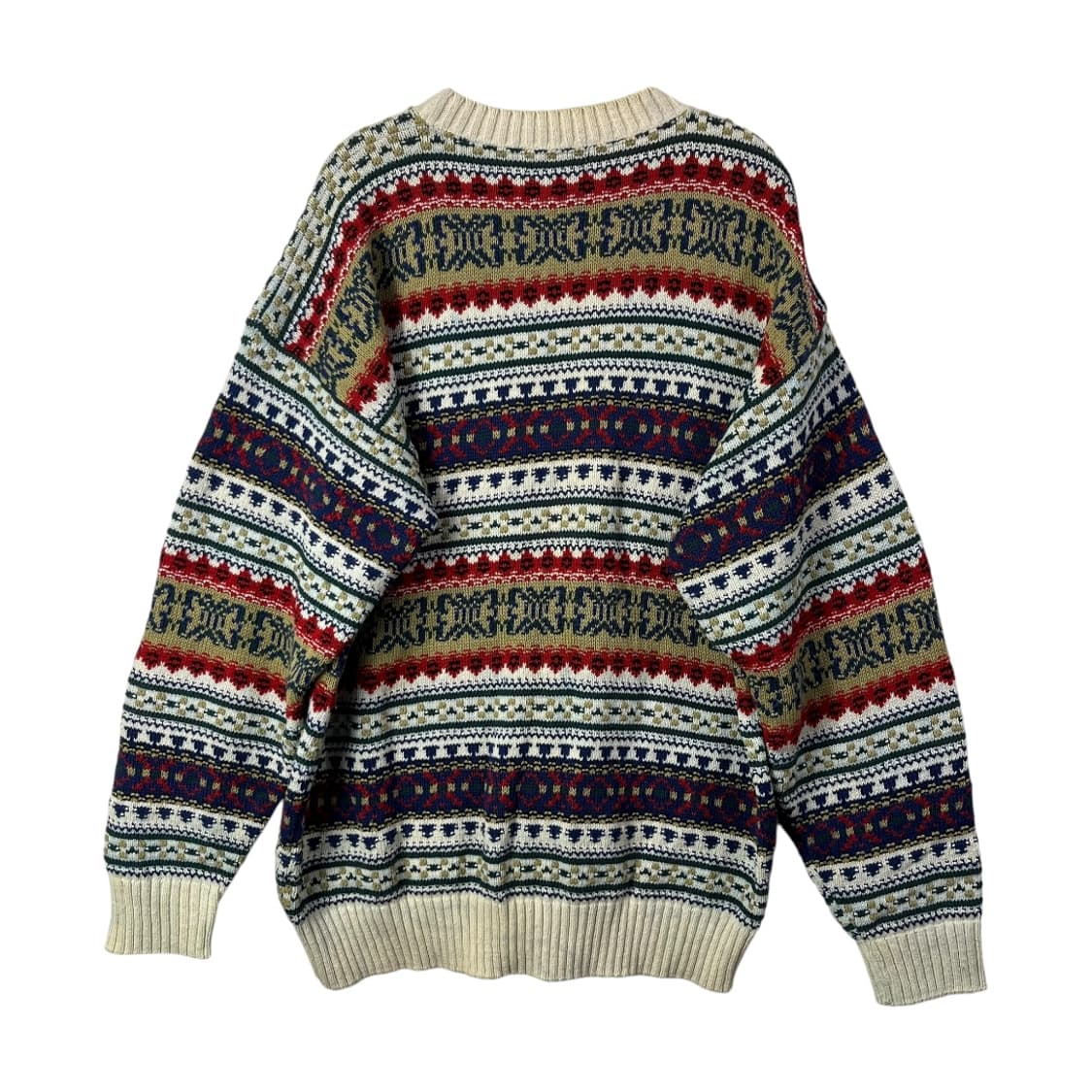 [ASHLEY] USA MADE 페어아일 코튼 니트 상품이미지2