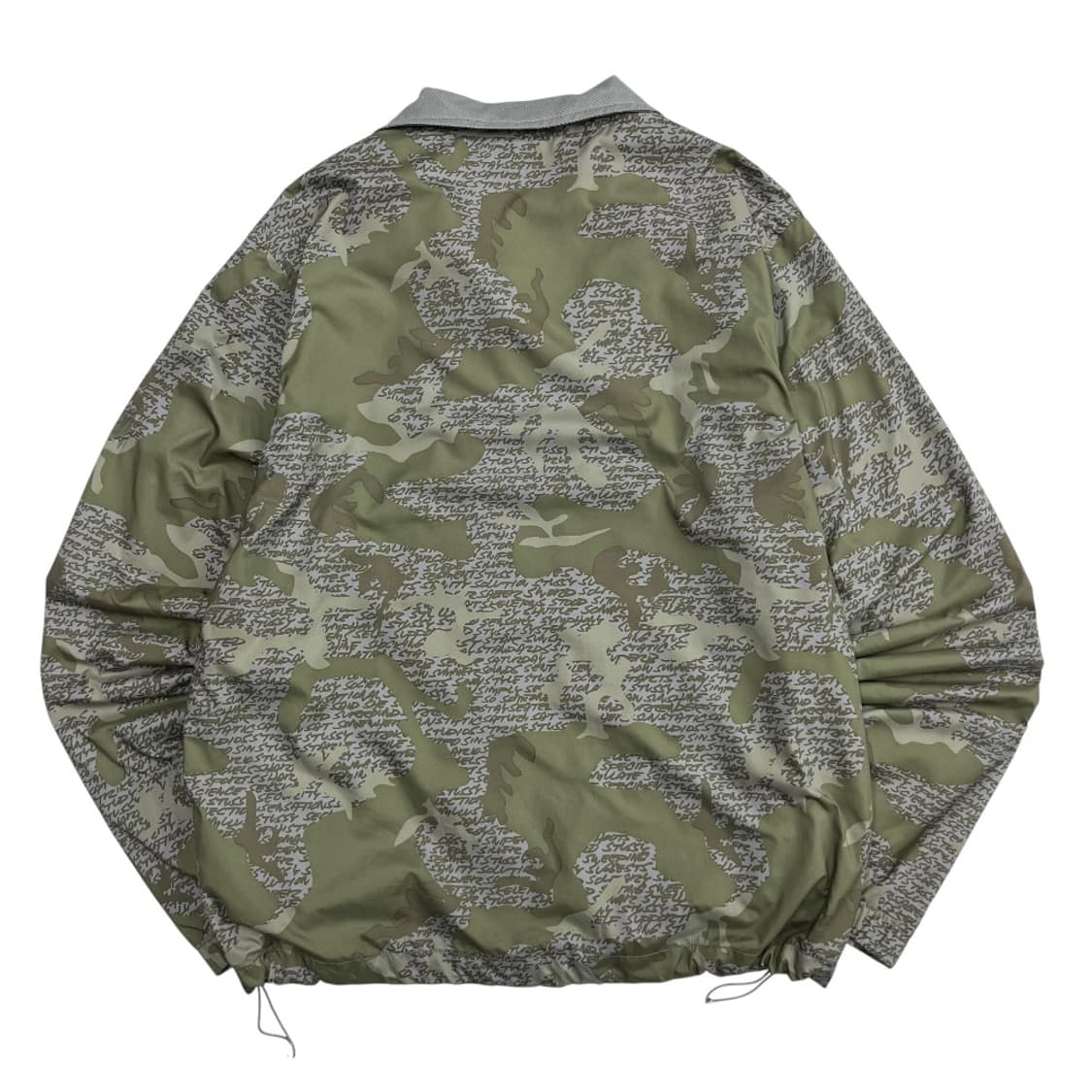 스투시 카키 지구본 바람막이 S 상품이미지3