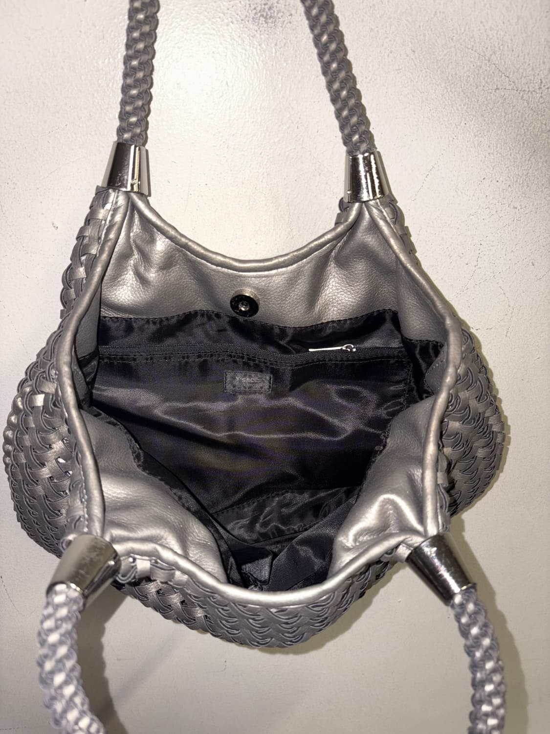 Y‘SACCS woven shoulder bag silver 상품이미지9