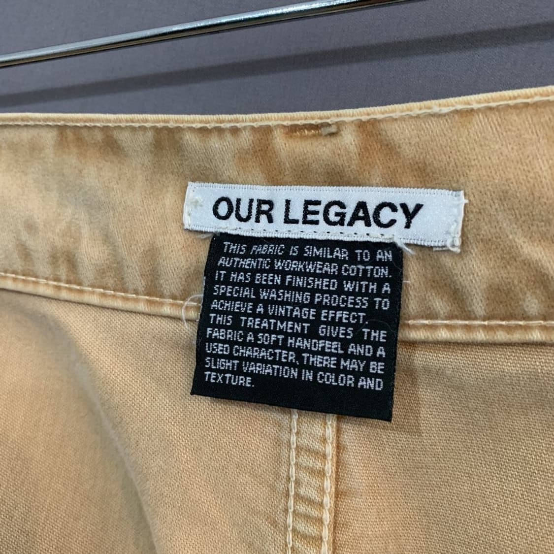 48 아워레가시 코만도 트라우저 카멜 몰스킨 워싱 팬츠 상품이미지5