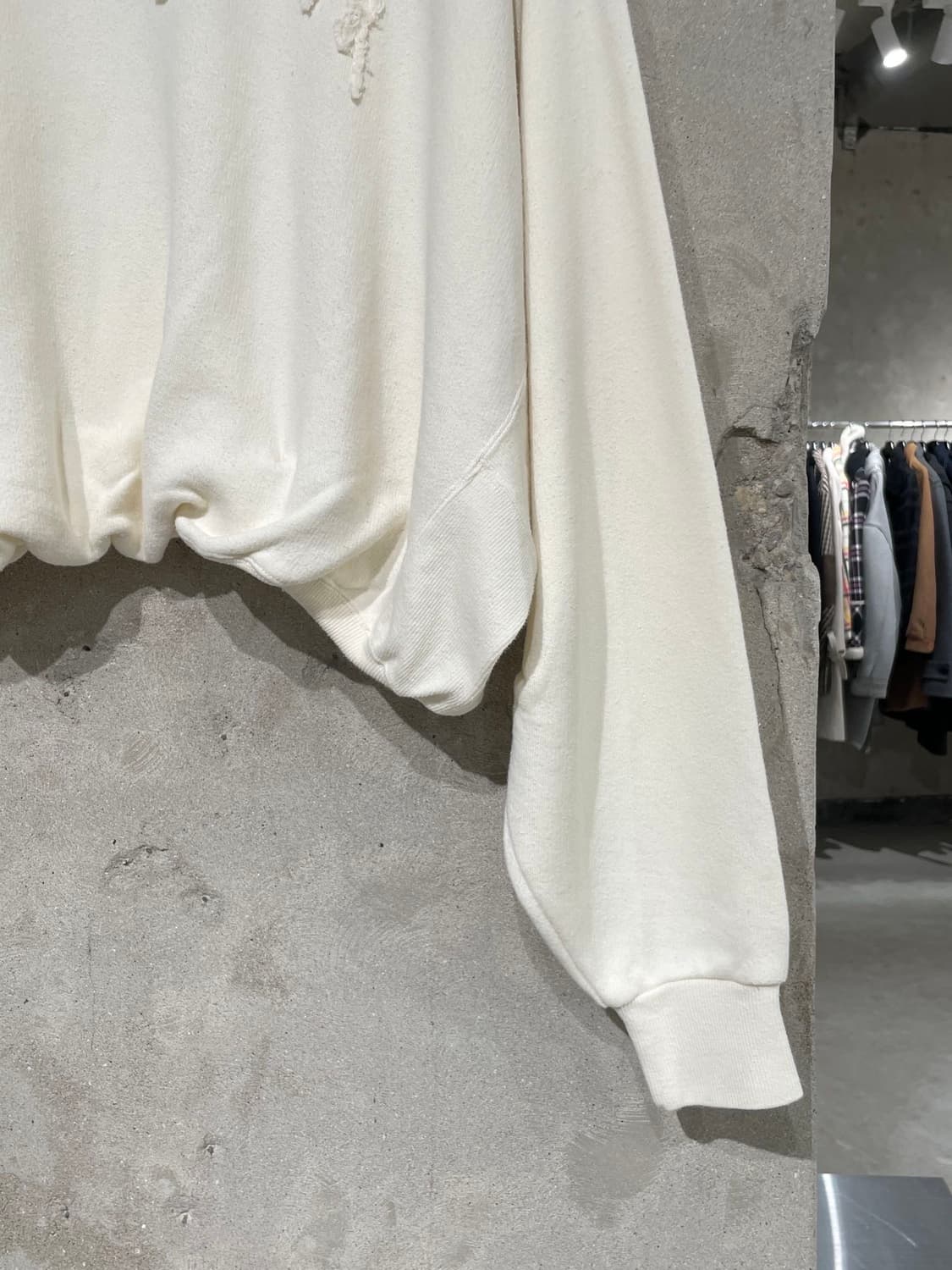 r13 아이보리 뉴욕 벌룬 오버사이즈 스웻 셔츠 상품이미지5