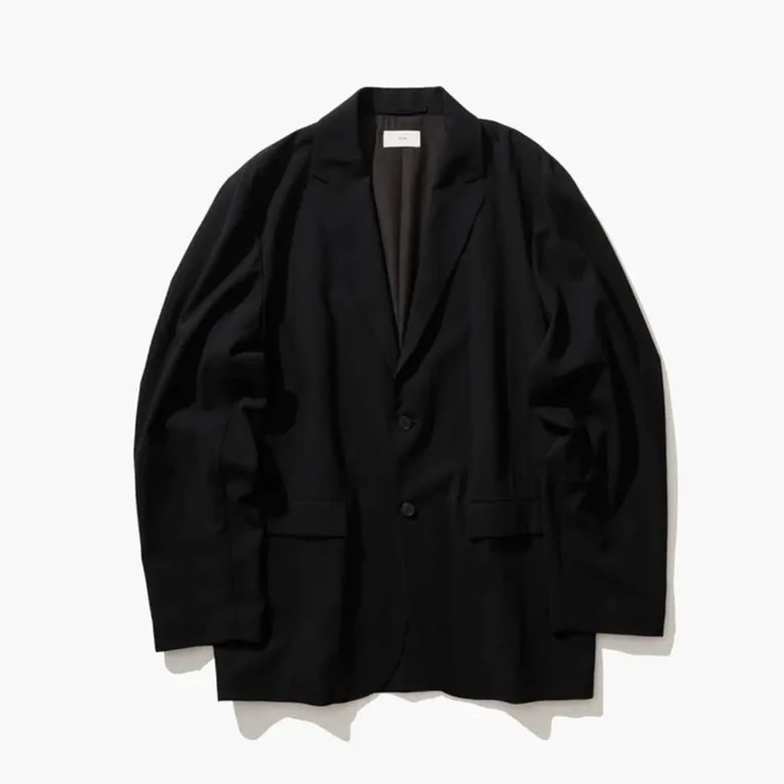 Aton High Twist Wool 테일러드 자켓 4사이즈 블랙 상품이미지2