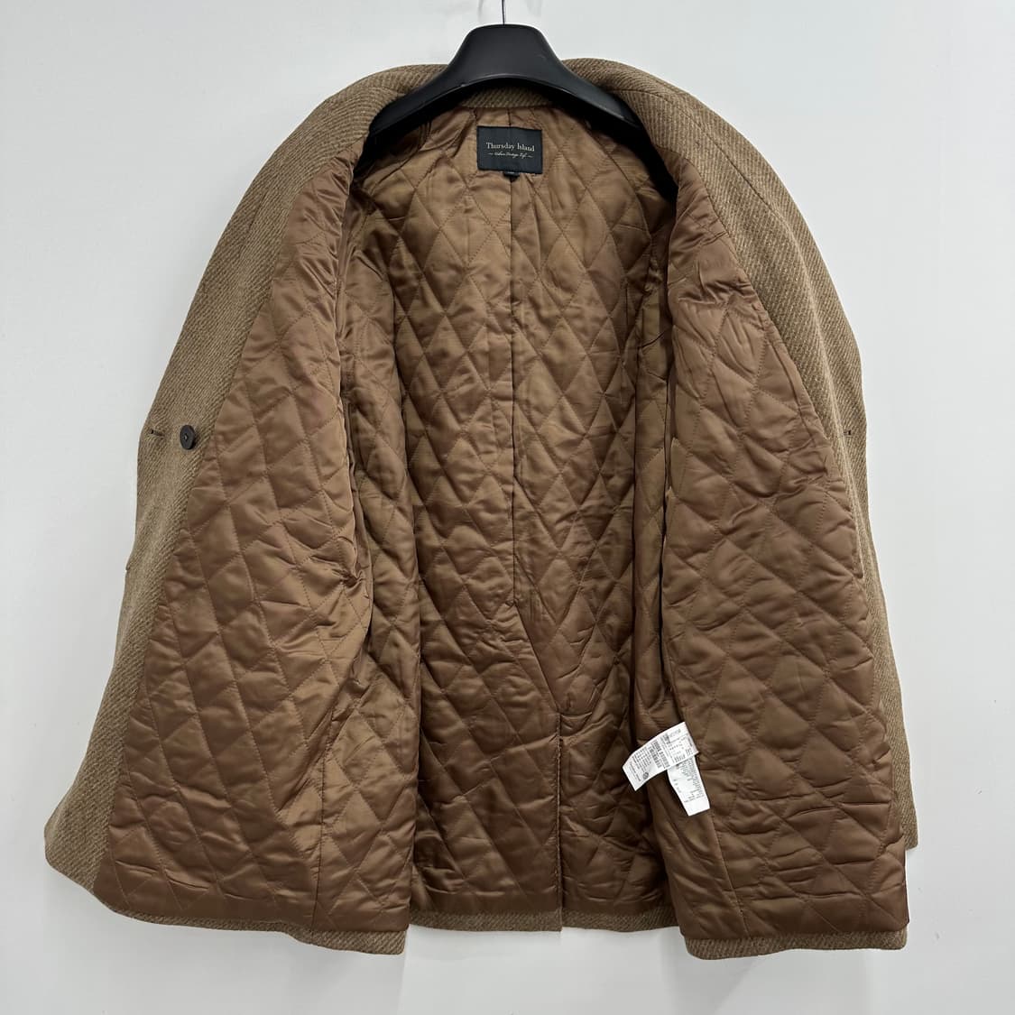 95 써스데이아일랜드 여자 울 알파카 하프코트 상품이미지3