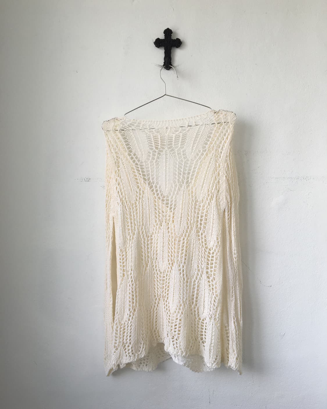 Punching pattern knit cardigan 상품이미지4