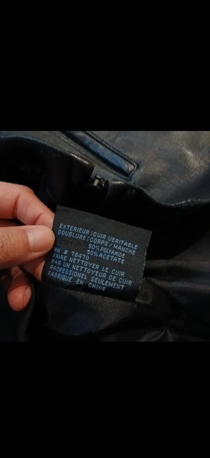 자라 버팔로 레더 자켓 (m) 상품이미지6