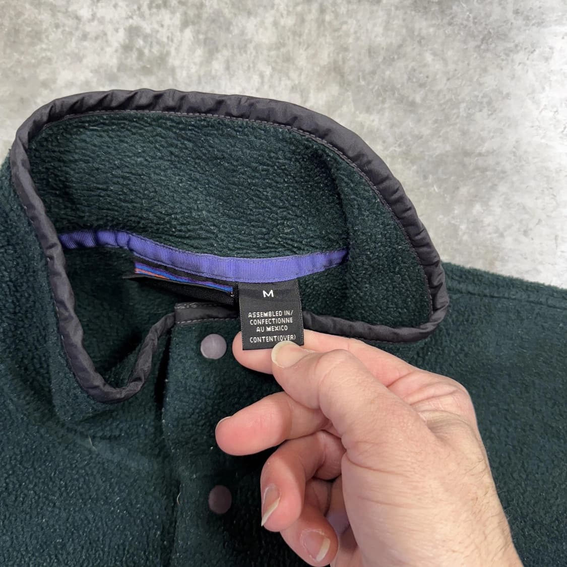 90s 파타고니아 신칠라 스냅-T 다크그린 멕시코 상품이미지4