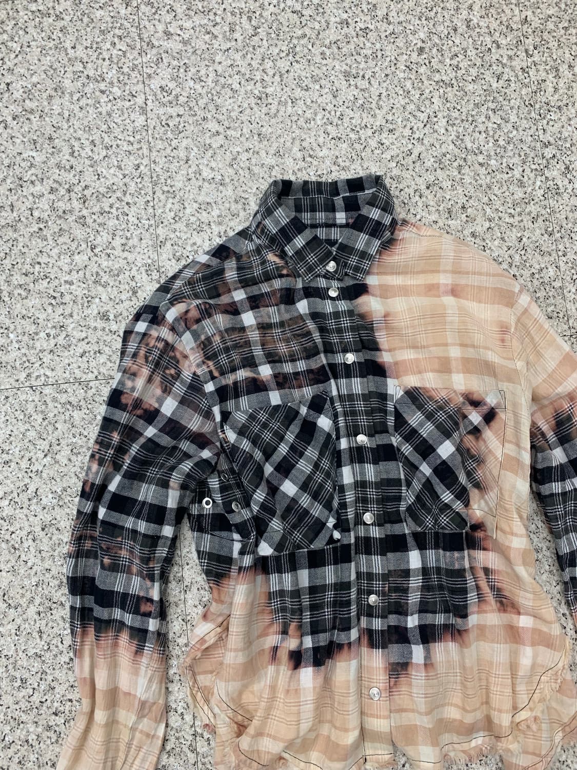 Diesel dyed cut off grunge shirt  상품이미지5