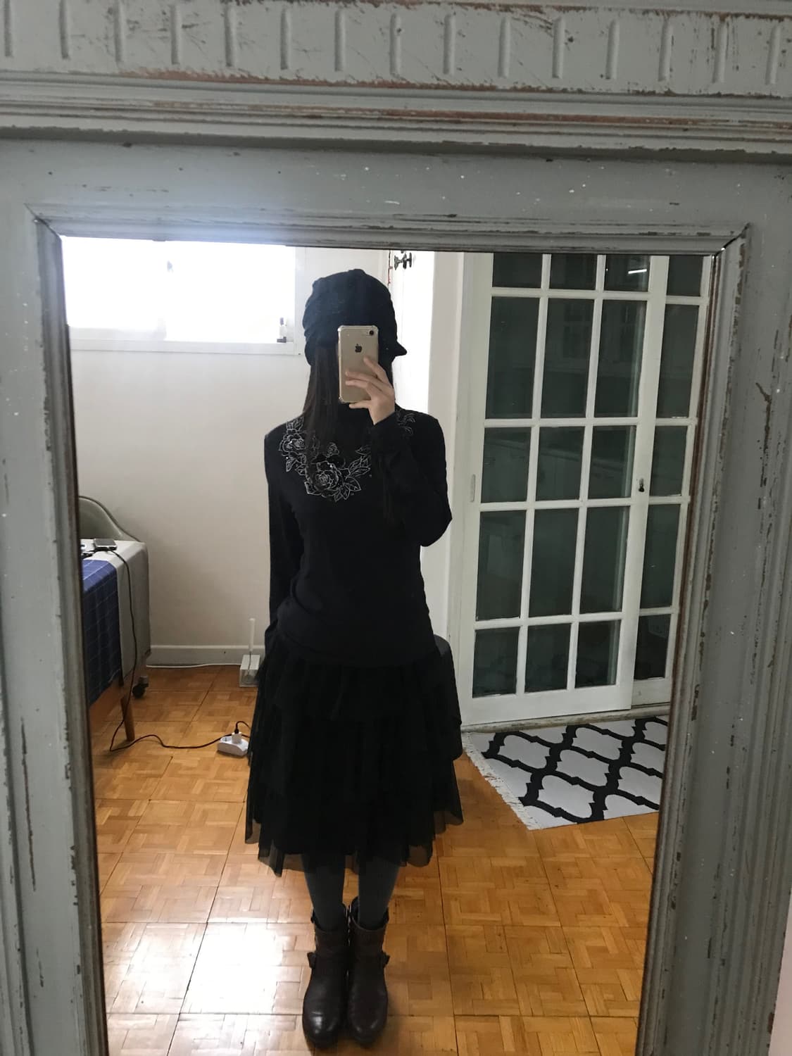 vintage ruffle skirt 상품이미지3