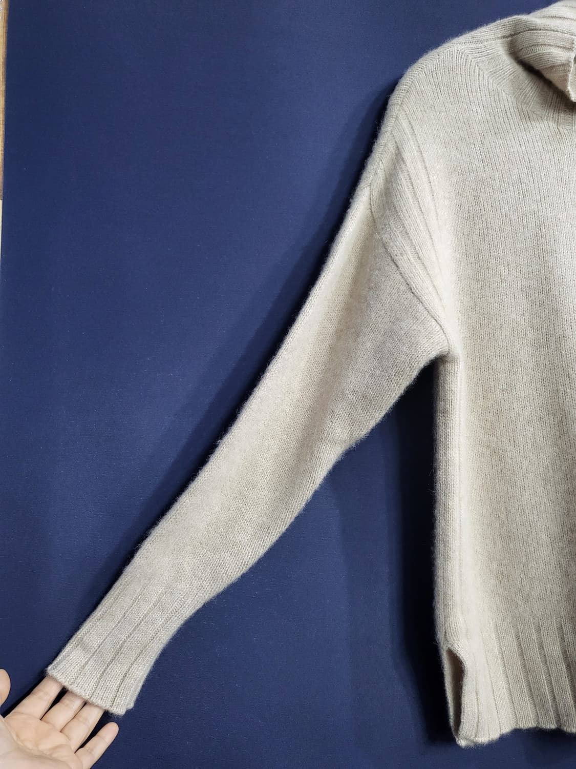 캐시미어100% 터틀넥 상품이미지3