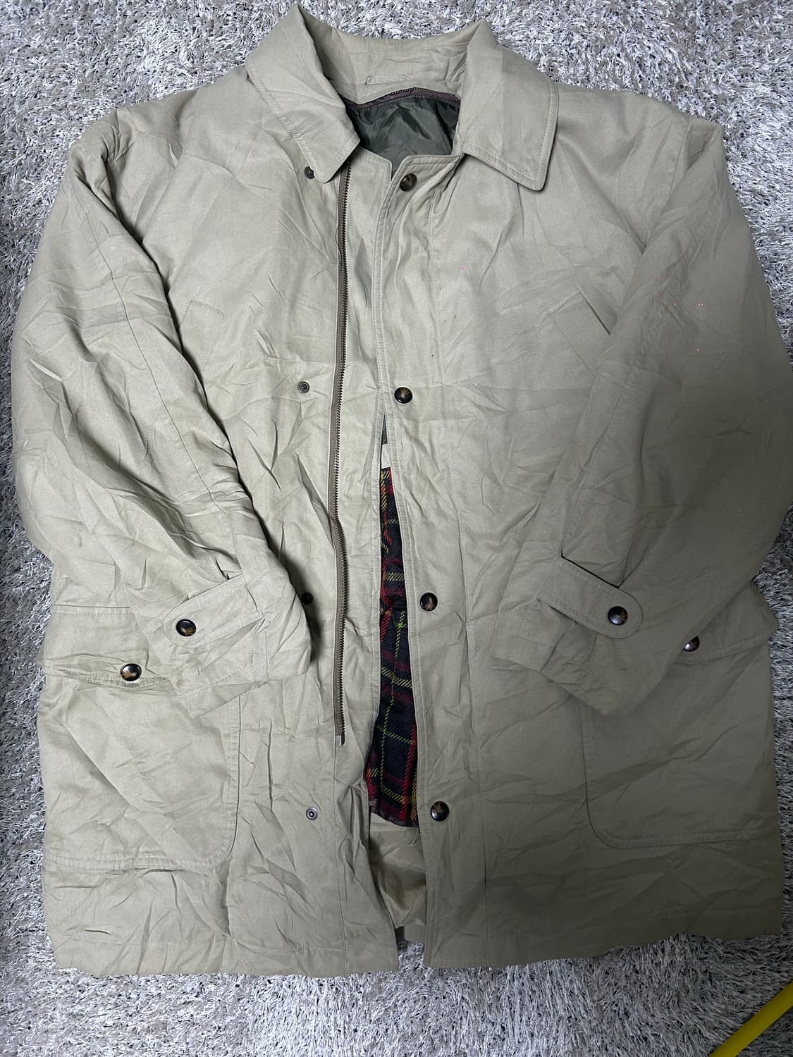 일본판 베이지 코트 내피포함 사이즈 105-110 상품이미지1