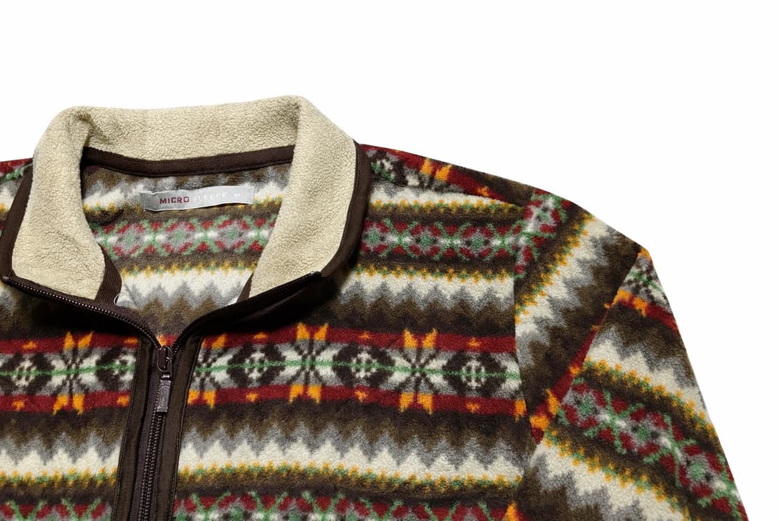 JPN 00s 일본 빈티지 유니클로 uniqlo 노르딕 페어아일 플리스 상품이미지4