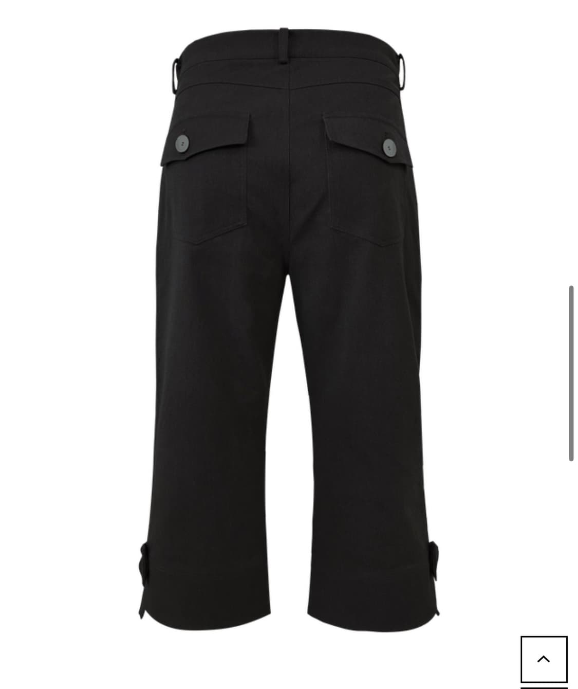 BOW CAPRI PANTS (BLACK) extended 상품이미지3