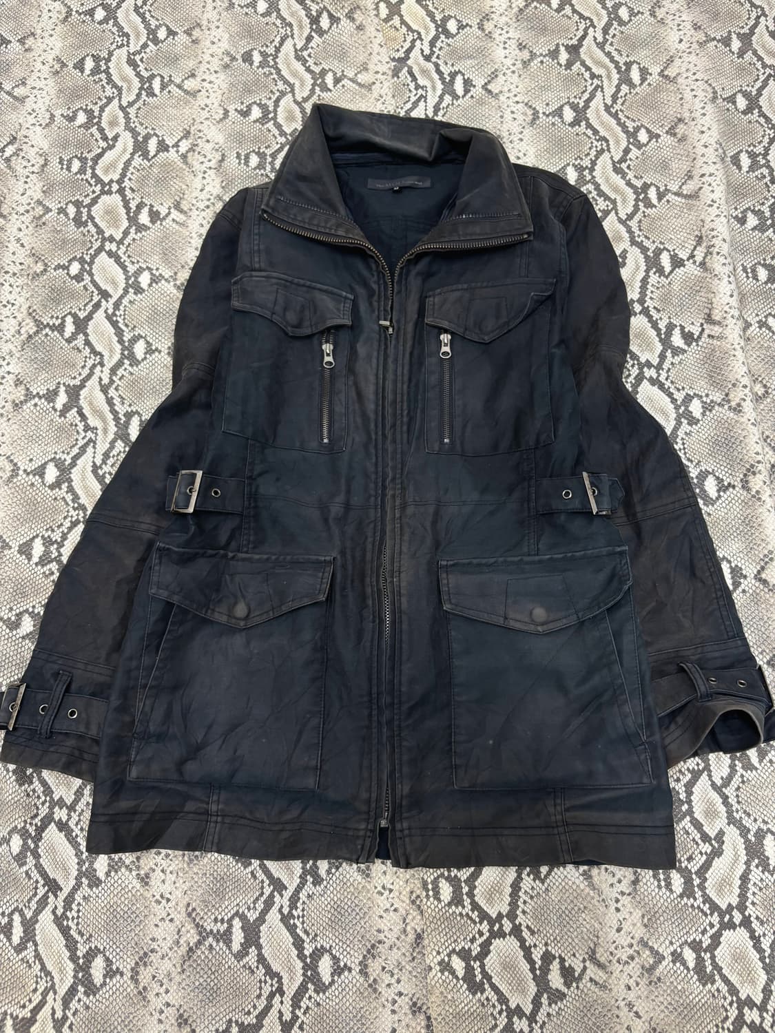 “Vintage” Side Buckle Black Multi Pocket 상품이미지6
