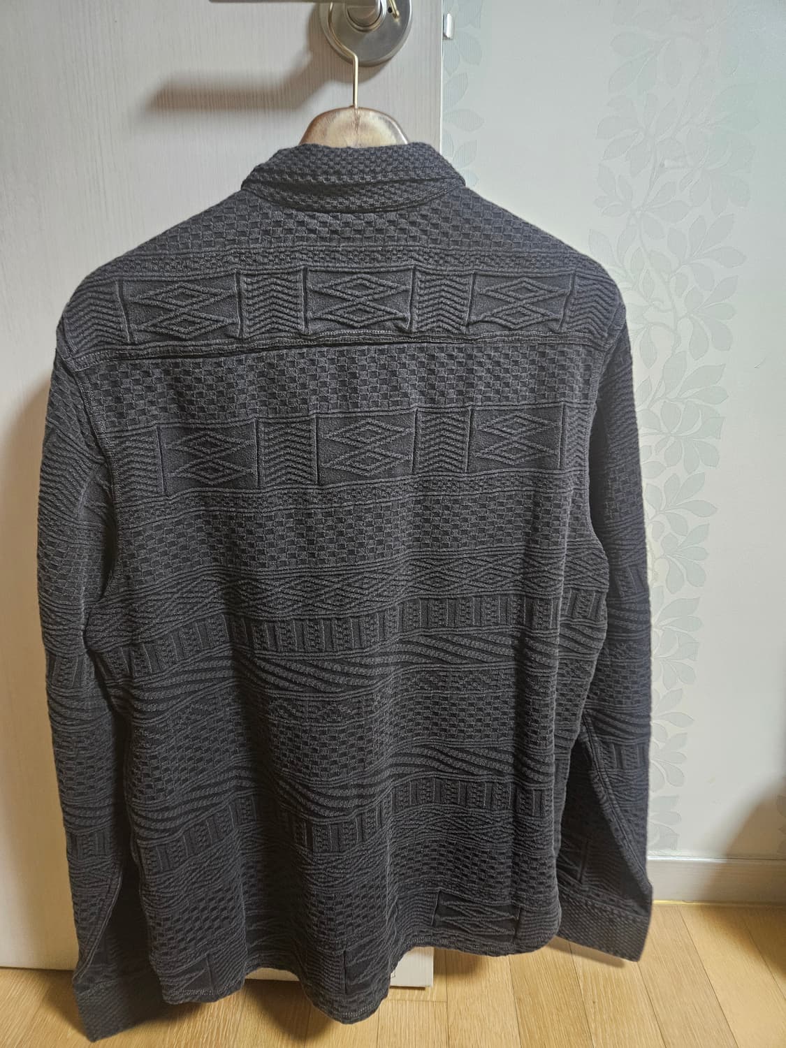 rrl 자카드 니트워크 셔츠 자켓 L 상품이미지2