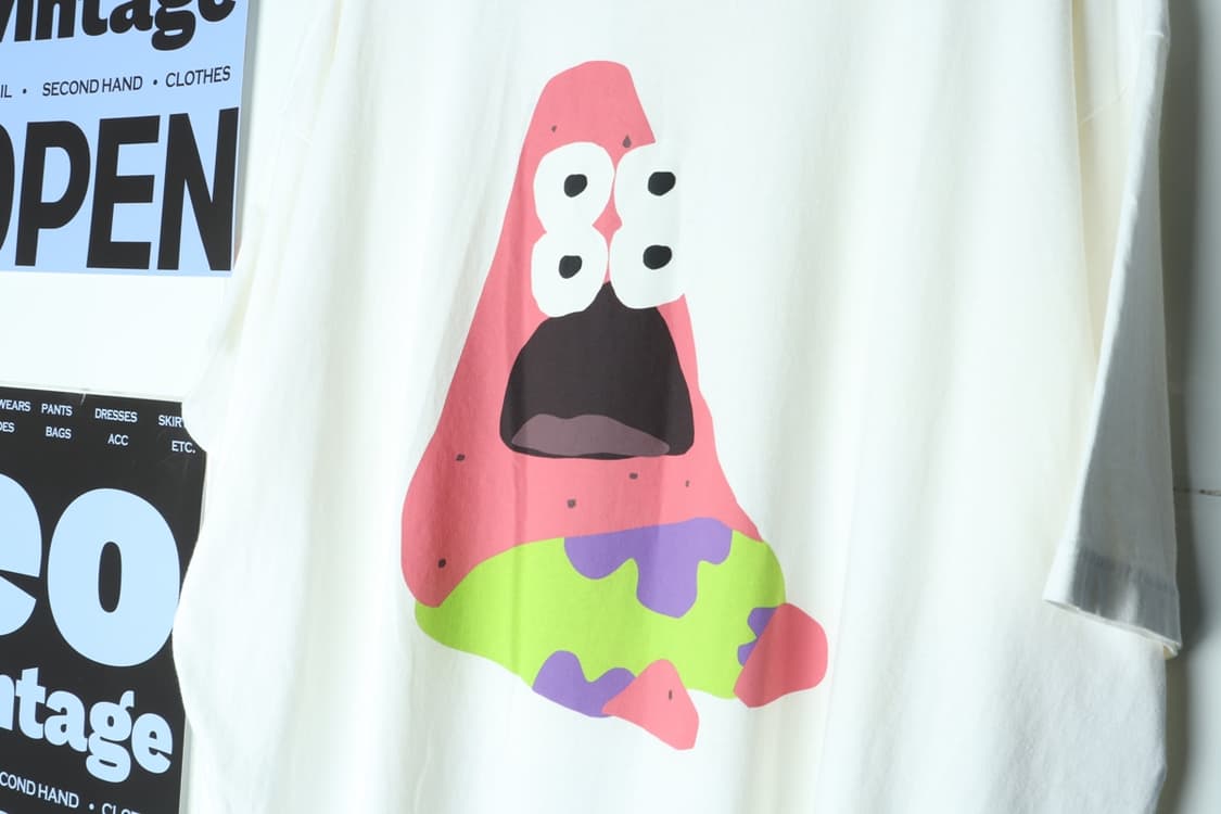 (3XL-4XL) 유니클로 반팔 티셔츠 스펀지밥 뚱이 희귀-H31875 상품이미지2